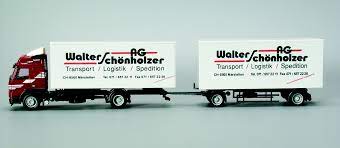 [AWM-55065] AWM Spezial 55065 - DAF Camion remorque "Walter Schönholzer AG" (CH) - 1/87