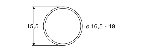 [ROC-40072] Roco 40072 - Bandages roues de diamètre 16,5-19 mm (10 pièces) - HO