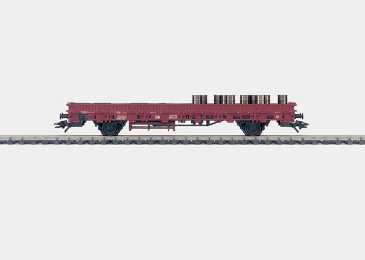 [MAR-46949] Märklin 46949 - Wagon plat "combustible" avec fûts - HO