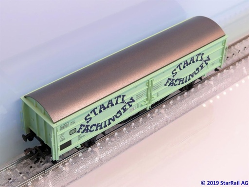 [MAR-47281] Märklin 47281 - Wagon marchandises à toit coulissant "Staatl. Fachingen" - DB - HO