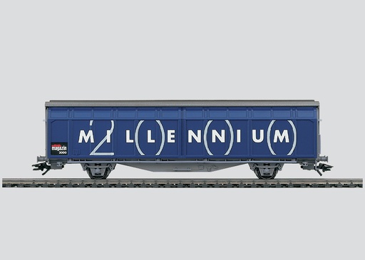 [MAR-48011] Märklin 48011 - Wagon marchandises à parois coulissantes "Millennium" - DB - HO