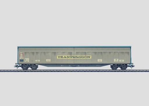 [MAR-48052] Märklin 48052 - Wagon marchandises à parois coulissantes grande capacité "Transwaggon"- DB - HO