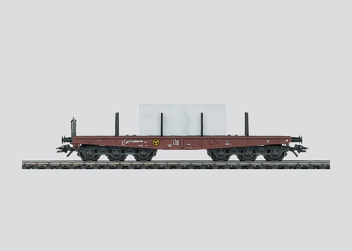 [MAR-48662] Märklin 48662 - Wagon pour charges lourdes avec 6 essieux et 80 t de charge utile - FS - HO