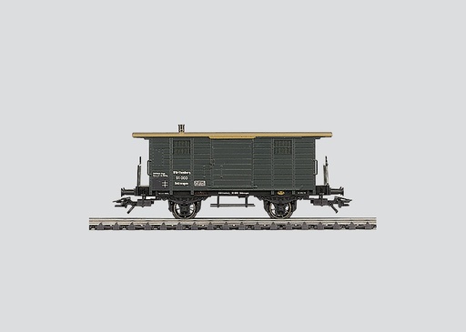 [MAR-48852] Märklin 48852 - Wagon chauffant avec 2 plates-formes de serre-frein - DB - HO