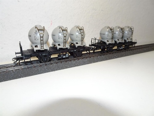 [MAR-48942] Märklin 48942 - Coffret de wagons porte-conteneurs (2 pièces) - HO