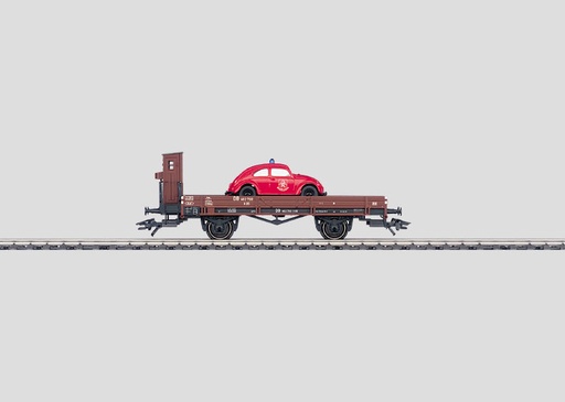 [MAR-46063] Märklin 46063 - Wagon surbaissé chargé d'une coccinelle VW - DB - HO