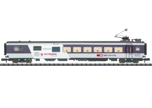 [TRI-18440] Minitrix 18440 - Wagon Restaurant "Mitropa" - SBB CFF FFS - "N"