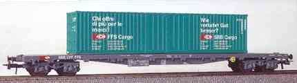 [HAG-390-Cargo] HAG 390 - SBB Wagon container fermé "Cargo" - AC - HO