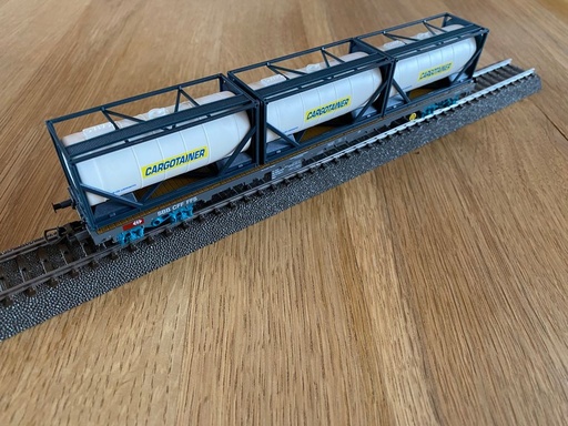 [HAG-396-Cagotainer] HAG 396 - SBB Wagon citerne "Cargotainer" - AC - HO