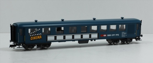 [HAG-65040] HAG 65040 - SBB-CFF-FFS Wagon voyageurs "Cinéma" - HO (AC)  