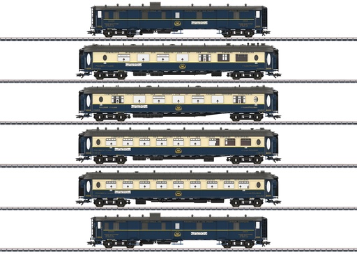 [MAR-42470] Märklin 42470 - Coffret de 6 wagons voyageurs Pullman "l'Edelweiss" CIWL - HO 