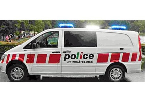 [BUS-51100-149] Busch 51100-149 - Mercedes-Benz Vito "Police Neuchâteloise" - HO  