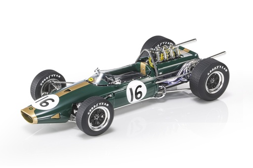 [GP 18-116D] GP Réplica - BT19 1966 -#16 Jack Brabham - Pole position and Winner GP Zandvoort - 1/18  - Edition limitée 500 pièces