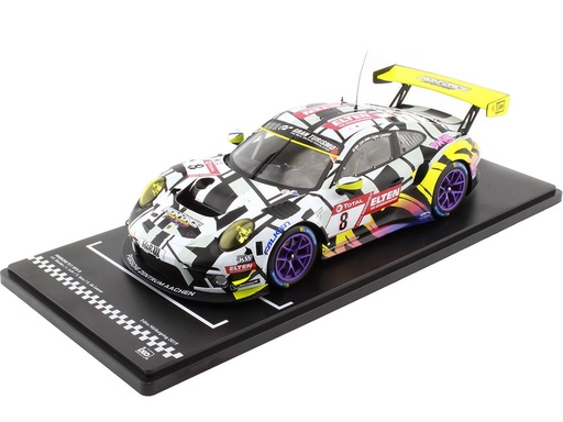 [IXO-LEGT18029] IXO - Porsche 911 GT3 R "Iron Force" - 24h Nürburgring 2019 - #8 Slooten/Luhr/Jans/de Leener - 1/18  