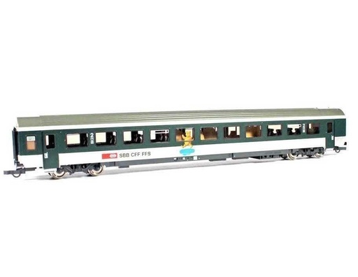 [ROC-44888] Roco 44888 - voiture voyageurs 2ème classe - Voiture pour enfants "Bärli" - SBB-CFF-FFS (longue voiture) - HO