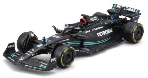 [BUR-1838080-63] Burago - Mercedes-AMG F1 W14 E Perf. - 2023 - #63 - G. Russell - 1/43   (sans le pilote)  