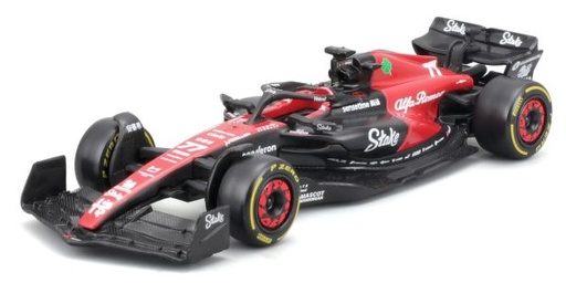 [BUR-1838085-77] Burago - Alfa Romeo F1 Team Stake C43 - 2023 - #77 - V. Bottas - 1/43 (sans le pilote)     