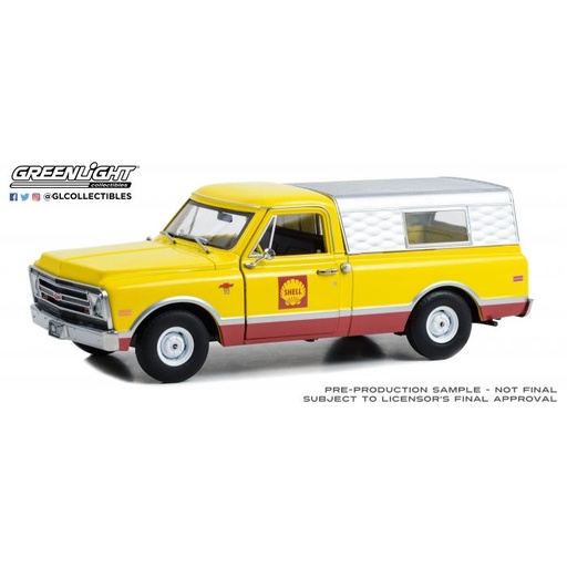 [GRE-85072] Greenlight 85072 - Chevrolet C-10 - "Shell" - 1968 - 1/24 - Edition Limitée  