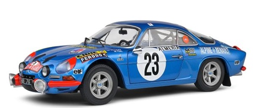 [SOL-421185990] Solido Alpine A110 1600S - #23 - J.-P. Nicolas - M. Vial - Rallye de Monte Carlo 1972 - 1/18  