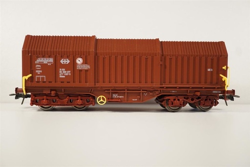 [ROC-47431] Roco 47431 - Wagon à parois coulissantes Shimms - SBB-CFF - HO        