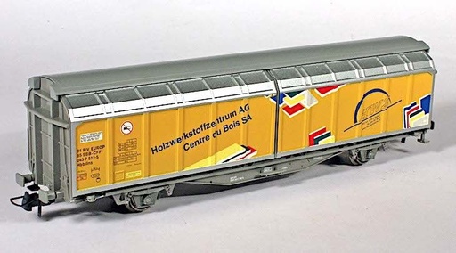 [ROC-47450] Roco 47450 - Wagon à parois coulissantes "HWZ AG (Centre du bois SA)" - SBB-CFF - HO         