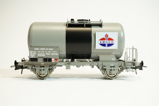 [ROC-47553] Roco 47553 - Wagon Silo à 2 essieux "Amoco" - SBB-CFF - HO     