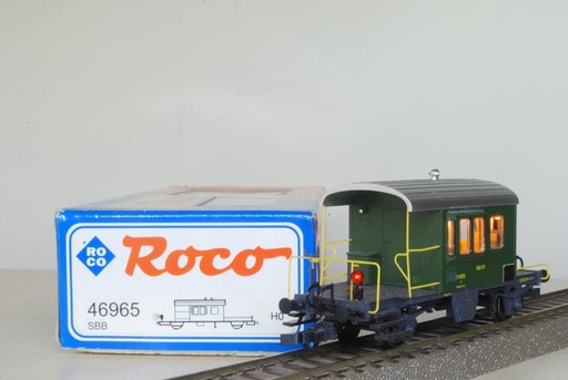 [ROC-46965] Roco 46965 - Wagon d'accompagnement de train de marchandises SBB "Sputnik" (avec lumière) - SBB-CFF - HO     