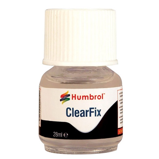 [HUM-AC5708] Humbrol Clearfix - Colle spéciale pour les parties transparentes des maquettes - 28ml