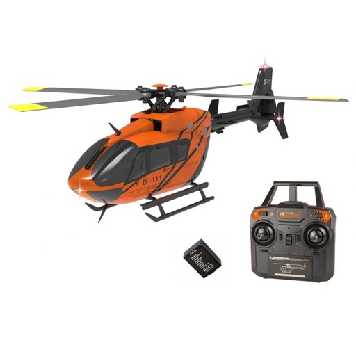 [DF-9600] DF 9600 - 111 Héli - Hélicoptère télécommandé 2.4G - 3 vitesses - Maintien automatique de l'altitude - Eclairage LED - Prêt à voler