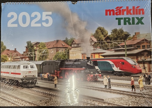 [MAR-19725] Märklin 19725 - Calendrier mural 2025 "Märklin/Trix" 