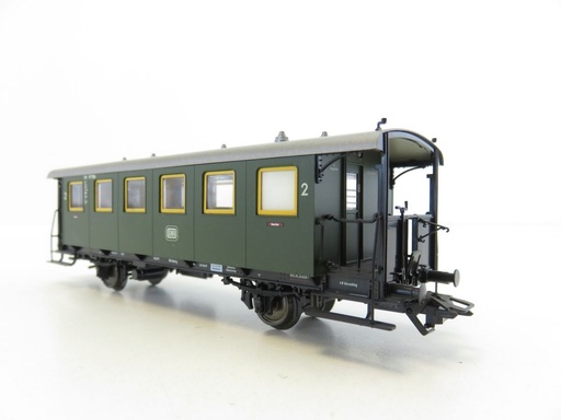 [MAR-4302] Märklin 4302 - Voiture voyageurs du chemin de fer secondaire bavarois - 2ème classe avec banquette ouverte - DB - HO