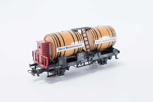 [MAR-4432] Märklin 4432 - Wagon bi-foudres à guérite de serre freins à 2 essieux pour le transport de vin - "Oberrheinische Weininteressenten" - Chemins de fer d'Alsace-Lorraine - HO