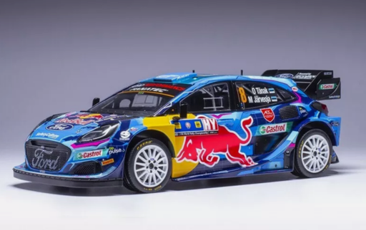 [IXO-RMC187] IXO - Ford Puma Rally1 - Central European Rally 2023   #8 - Tanka/Järveoja - 1/18 