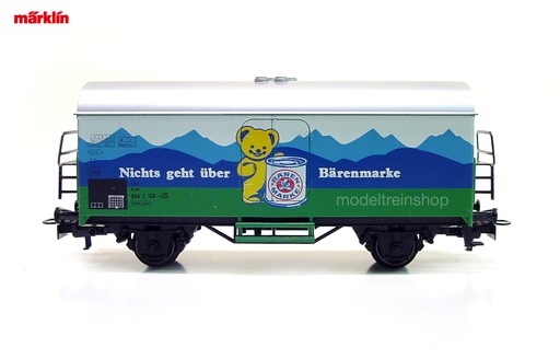 [MAR-4485] Märklin 4485 - Wagon frigorifique à 2 essieux -"Bärenmarke"- DB - HO