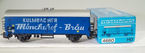 [MAR-4660] Märklin 4660 - Wagon réfrigéré à bière "Kulmbacher Mönchshof-Bräu" - SJ - HO 