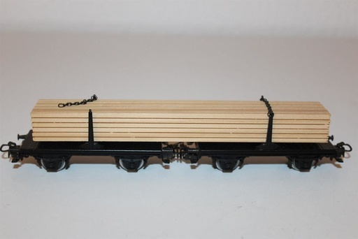 [MAR-4665] Märklin 4665 - double Wagon pour le transport de longs bois - DB - HO