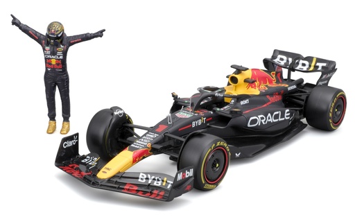 [BUR-1828036-1] Burago - RedBull F-1 2023 - RB19 - avec figurine - M. Verstappen - 1/24