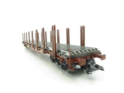 [MAR-4666] Märklin 4666 - Wagon à ranchers Snps 719 - chargé de rails - DB - HO