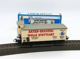 [MAR-4678a] Märklin 4678 - Wagon de marchandises avec guérite de frein " Aktien Brauerei Wulle" - K.W.St.E - HO