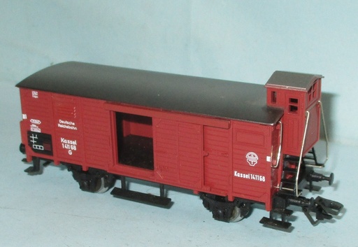 [MAR-4695] Märklin 4655 - Wagon de marchandises couvert avec cabine de freinage - "Kassel" - DR - HO