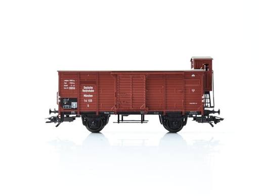 [MAR-4695a] Märklin 4695 - Wagon à marchandises avec cabine de freinage "14103" München - DB - HO