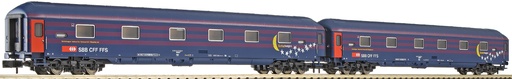 [FLE-864702] Fleischmann 864702 - Set de 2 wagons-lits SBB-CFF - N - (Occasion vérifiée)