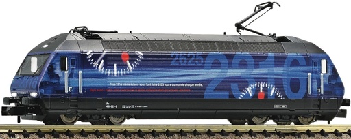 [OK-FLE-731307] Fleischmann 731307 - Locomotive SBB-CFF - Série 460 021-9 "2316 mécaniciens / 2625 tours du monde" - N - (Occasion vérifiée)