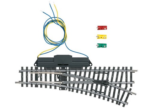 [MAR-2263] Märklin 2263 - Aiguillage électrique droit de voie K -Longueur 168,9 mm - HO