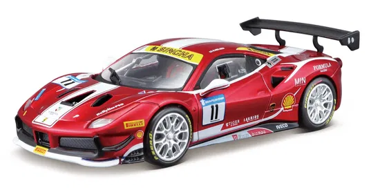 [BUR-1826308] Burago - Ferrari 488 Challenge - #11 - "Formula Racing 2017" - 1/24