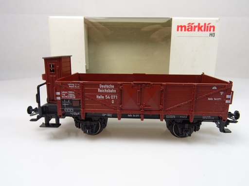 [MAR-4696a] Märklin 4696 - Wagon à marchandises ouvert avec cabine de freinage - DR - HO