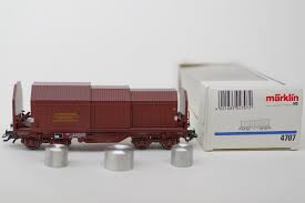 [MAR-4707] Märklin 4707 - Wagon marchandises à hotte télescopique 477 0 010-8 - SNCF - HO