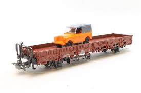 [MAR-4722] Märklin 4722 - Wagon à ranchers avec Jeep "Wiking" - SJ - HO