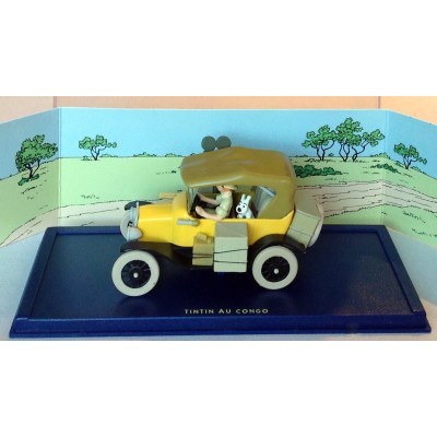 [OKAZ-ALF-2118003] En voiture Tintin - La Ford T de "Tintin au Congo (1946)" - (Occasion vérifiée)