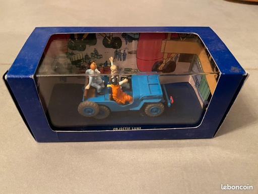 [OKAZ-ALF-2118001] En voiture Tintin - La Jeep d' "Objectif Lune (1953)" - (Occasion vérifiée)